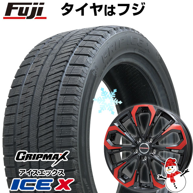 【新品】60系プリウス スタッドレスタイヤ ホイール4本セット 195/60R17 グリップマックス アイスX BSW(限定) ビッグウエイ LEYSEEN プラバ5X 17インチ : fuji 27481 118960 42715 42715 : フジコーポレーション