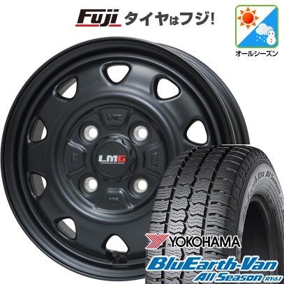 BluEarth 【新品 軽自動車】軽トラ オールシーズンタイヤ ホイール4本