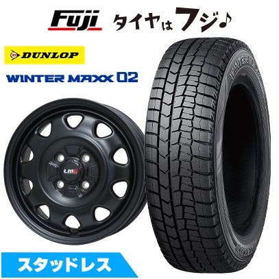 WINTER MAXX 02 - 【新品国産車用 4穴100車】 スタッドレスタイヤ 車輪4本仕掛ける 165/70R14 ダンロップ ウインターマックス 02 WM02 レアマイスター LMG OFF-STYLE 14in 車、バイク、自転車-冬タイヤ、ホイールセット-タイヤ、ホイール