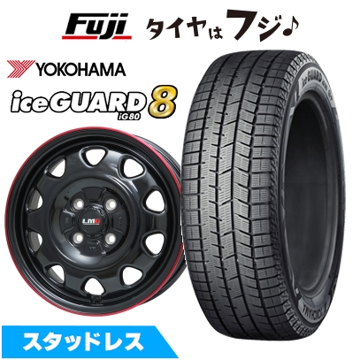 パンク保証付き 新品 軽自動車 ハスラー デリカミニ(4WD) スタッドレスタイヤ ホイール4本セット 165/60R15 IG80 LMG OFF-STYLE 4.5J 15インチ