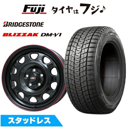 【新品】アルファード/ヴェルファイア等 スタッドレスタイヤ ホイール4本セット 215/65R16 ブリヂストン ブリザック DM-V1 DMV1 LMG OFF-STYLE 16インチ
