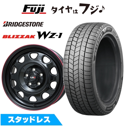 【新品国産車用 5穴114.3車】 スタッドレスタイヤ ホイール4本セット 215/70R16 ブリヂストン ブリザック WZ-1 レアマイスター LMG OFF-STYLE 7J 16インチ