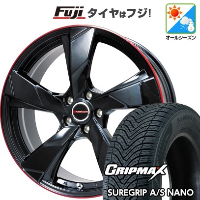 【新品国産車用 4穴100車】 オールシーズンタイヤ ホイール4本セット 185/60R16 グリップマックス シュアグリップAS ナノ プレミックス ヴェランV  16インチ