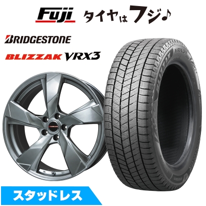 【新品】WRX STI/WRX S4 スタッドレスタイヤ ホイール4本セット ブリヂストン ブリザック VRX3 245/40R18 プレミックス ヴェランV 8J 18インチ