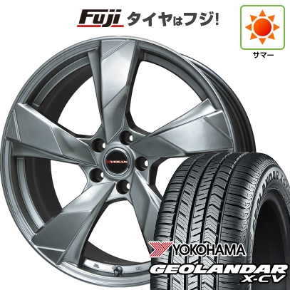【新品国産車用5穴114.3】 | 夏タイヤ ホイール4本セット | 245/45R20 | ジオランダー X-CV G057 | ヴェランV(クロームハイパーシルバー) | 20インチ