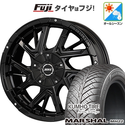【新品国産車用5穴114.3】 | オールシーズンタイヤ ホイール4本セット | 215/65R16 | マーシャル MH22(限定) | コーセイ ボトムガルシア ゲラルディ 16インチ