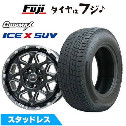 【新品】アルファード/ヴェルファイア等 スタッドレスタイヤ ホイール４本セット 215/65R16 GRIP MAX アイスX SUV BSW (限定) LMG モンタグナ 16インチ
