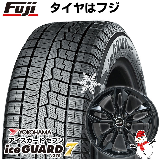 新品 輸入車用 ベンツBクラス（W247） スタッドレスタイヤ ホイール４本セット 225/45R18 アイスガード セブンIG70(2022年製) MSW 71 18インチ : fuji 28004 120912 45493 45493 : フジコーポレーション