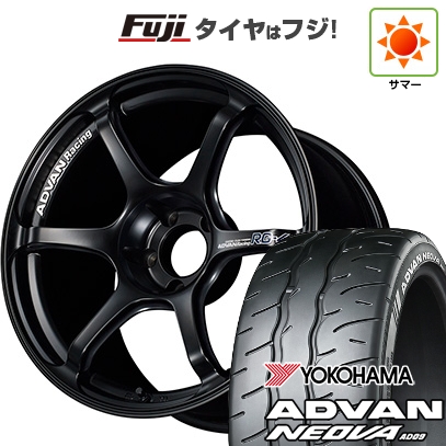 【新品】シビック タイプR(FL5) | 夏タイヤ ホイール4本セット | 265/35R18 | アドバン ネオバAD09 | YOKOHAMA ADVAN Racing RG-4 | 9.5J 18インチ