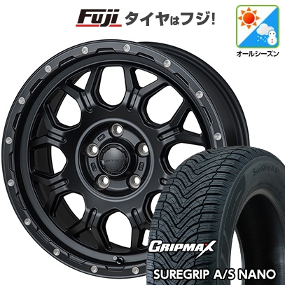 【新品国産車用5穴114.3】 | オールシーズンタイヤ ホイール4本セット | 225/65R17 | シュアグリップ AS ナノ | モンツァ HI-BLOCK ジェラード | 7.5J 17インチ