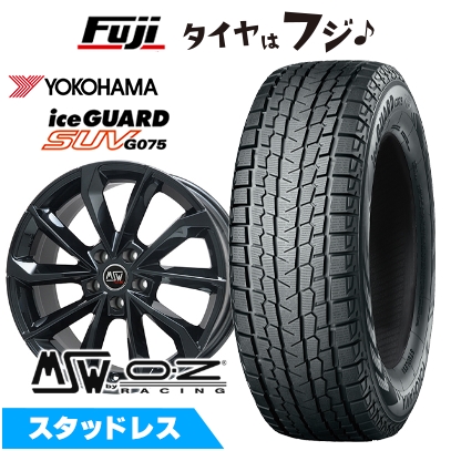 YOKOHAMA ice GUARD G075 235/65R17 17インチ スタッドレス 4本 22年製 バリ溝 /X5 VOLVO/XC60 カイエン等　(KTL411) アイスガード SUV G075 【新品】輸入車用 ボルボ（XC60） スタッドレス