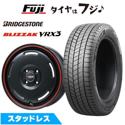 ② 社外アルミ VRX3 155/65R14 タント N-BOX ワゴンR ブリザック VRX3 【新品 軽自動車】 N-BOX タント ワゴンR