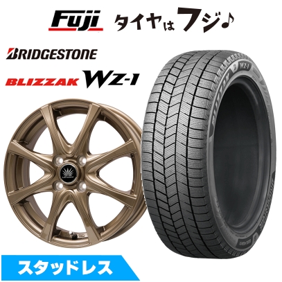 【新品】クロスビー/イグニス スタッドレスタイヤ ホイール4本セット 175/60R16 ブリヂストン ブリザック WZ-1 プレミックス アマルフィV Jr 5J 16インチ