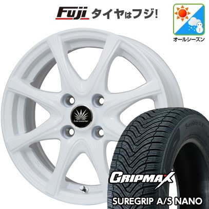 【新品 軽自動車】タフト ソリオ オールシーズンタイヤ ホイール4本セット 165/65R15 GRIPMAX シュアグリップAS ナノ プレミックス アマルフィV Jr  15インチ