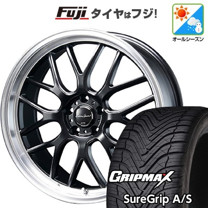 新品国産車用 5穴114.3車 オールシーズンタイヤ ホイール4本セット 215/50R18 GRIP MAX シュアグリップ A/S(限定) ブレスト ユーロスポーツ タイプ805 18インチ