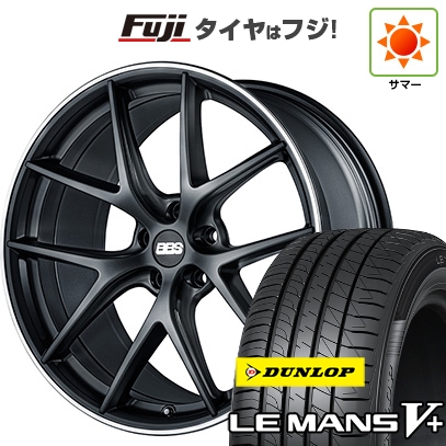 LE MANS - 【新品国産車用5穴114.3】 | 夏タイア 車輪4本仕掛ける | 215/35R19 | ダンロップ ルマン V+(ファイブつけ加える) | BBS GERMANY CI-R 繻子黒いこと | 19in タイヤ、ホイール-夏タイヤ、ホイールセット