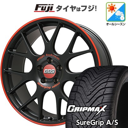 新品国産車用 5穴114.3車 オールシーズンタイヤ ホイール4本セット 225/40R19 GRIPMAX シュアグリップA/S BBS GERMANY CH-R Nurburgring Edition 19インチ