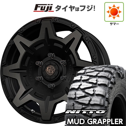 新品 プラド/ハイラックス | サマータイヤ ホイール4本セット | 35X12.5R17 | マッドグラップラー | クロスオーバーガーメンツ Style M | 17インチ