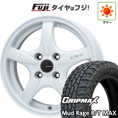 【新品 軽自動車】タフト ソリオ 夏タイヤ ホイール4本セット 165/65R15 グリップマックス MUD RAGER/T MAX RBL(限定2022年製) レアマイスター CS V 15インチ : fuji 21761 128648 43554 43554 : フジコーポレーション