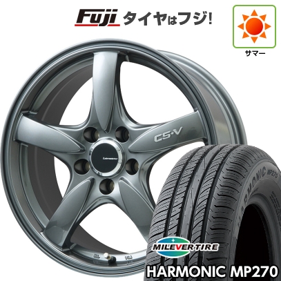 【新品国産車用5穴114.3】 | 夏タイヤ ホイール4本セット | 205/55R16 | ミレバー ハーモニック MP270(限定) | レアマイスター CS-V(ガンメタ) | 7J 16インチ