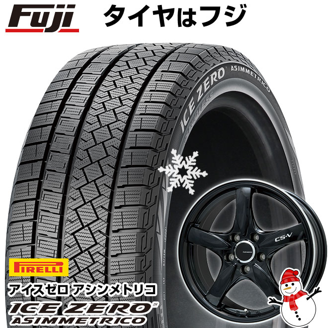 ICE ASIMMETRICO 【新品国産5穴114.3車】 スタッドレスタイヤ ホイール 