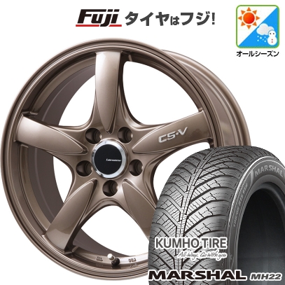 【新品国産車用5穴114.3】 | オールシーズンタイヤ ホイール4本セット | 225/60R17 | マーシャル MH22(限定) | レアマイスター CS-V | 7.5J 17インチ