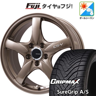 グリップマックス - 【新品国産車用 5穴114.3車】 オール時期タイア 車輪4本仕掛ける 225/45R18 GRIPMAX シュアグリップ オール時期(押さえる) レアマイスター CS-V 18in タイヤ、ホイール-自動車-車、バイク、自転車