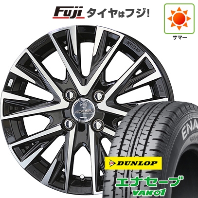 【新品】プロボックス/サクシード(リフトアップ) | 夏タイヤ ホイール4本セット | 185R14 8PR | エナセーブ VAN01 | 共豊 スマック レジーナ | 14インチ