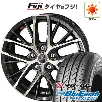 【新品】セレナ | 夏タイヤ ホイール4本セット | 195/65R15 | ヨコハマ ブルーアース AE-01F | 共豊 スマック レヴィラ【限定】 | 6J 15インチ