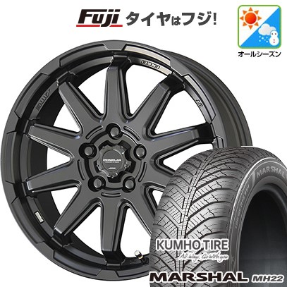 【新品国産車用 5穴114.3車】 オールシーズンタイヤ ホイール4本セット 215/50R17 クムホ マーシャル MH22(限定) 共豊 サーキュラー C10S 17インチ