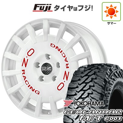 GEOLANDAR - 【新品国産車用 5穴114.3車】 夏タイア 車輪4本仕掛ける 225/65R17 ヨコハマ ジオランダー M/T G003 OZ ラリーレーシング 17in タイヤ、ホイール-自動車-夏タイヤ、ホイールセット