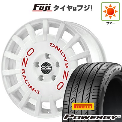 【新品国産車用 5穴114.3車】 夏タイヤ ホイール4本セット 225/55R18 ピレリ パワジー OZ ラリーレーシング 18インチ