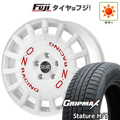 【新品国産車用 5穴114.3車】 夏タイヤ ホイール4本セット 225/60R18 グリップマックス スタチャー H/T BSW（限定） OZ ラリーレーシング 18インチ