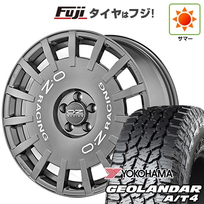 【新品国産車用 5穴114.3車】 夏タイア 車輪4本仕掛ける 235/60R18 ヨコハマ ジオランダー A/T4 G018 RBL OZ ラリーレーシング 18in 自動車-夏タイヤ、ホイールセット