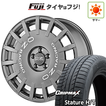 【新品国産車用 5穴114.3車】 夏タイヤ ホイール4本セット 225/60R18 グリップマックス スタチャー H/T BSW（限定） OZ ラリーレーシング 18インチ