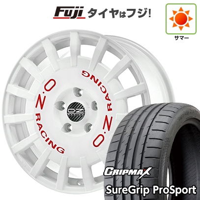 BluEarth - 【新品国産車用 5穴100車】 夏タイア 車輪4本仕掛ける 215/40R18 グリップマックス シュアグリップ PRO SPORT BSW（押さえる） OZ ラリーレーシング 18in 夏タイヤ、ホイールセット-車、バイク、自転車