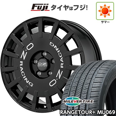 【新品国産車用 5穴114.3車】 夏タイア 車輪4本仕掛ける 235/60R18 ミ生き胆 範囲周遊旅行つけ加えるMU069（押さえる） OZ ラリーレーシング 18in タイヤ、ホイール-夏タイヤ、ホイールセット-車、バイク、自転車