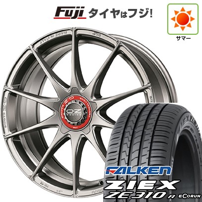 【新品国産車用 5穴114.3車】 夏タイヤ ホイール4本セット 215/45R18 ファルケン ジークス ZE310R エコラン(限定) OZ フォーミュラHLT 18インチ