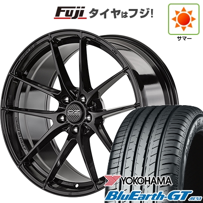 【新品国産車用 5穴100車】 夏タイヤ ホイール4本セット 205/50R17 ヨコハマ ブルーアース GT AE51 OZ レッジェーラHLT 17インチ