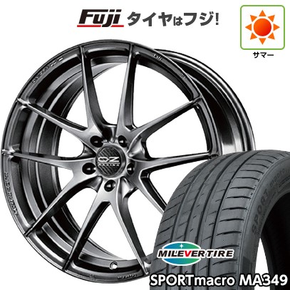 【新品国産車用 5穴100車】 夏タイヤ ホイール4本セット 215/35R19 ミレバー スポーツマクロ MA349（限定） OZ レッジェーラHLT 19インチ