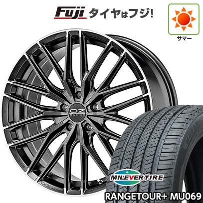 【新品国産車用 5穴114.3車】 夏タイヤ ホイール4本セット 245/45R20 ミレバー レンジツアープラスMU069（限定） OZ グランツーリズモ HLT 20インチ