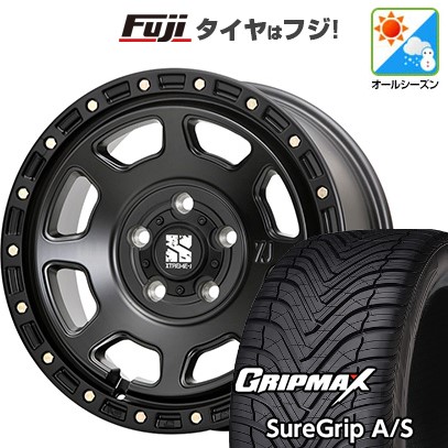 新品国産車用 5穴114.3車 オールシーズンタイヤ ホイール4本セット 225/55R18 GRIP MAX シュアグリップ オールシーズン MLJ エクストリームJ XJ07 18インチ