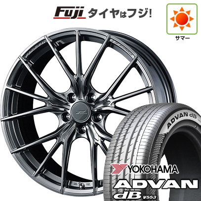 【新品国産車用5穴114.3】 | 夏タイヤ ホイール4本セット | 245/40R21 | ヨコハマ アドバン dB V553 | WEDS ウェッズ F-ZERO FZ-1 | 21インチ