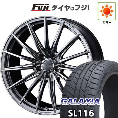 【新品国産車用5穴114.3】 | 夏タイア 銀輪4本仕掛ける | 255/45R20 | ギャラクシア SL116(押さえる) | WEDS ウェッズ F-ZERO FZ-4 | 8.5J 20in タイヤ、ホイール-夏タイヤ、ホイールセット