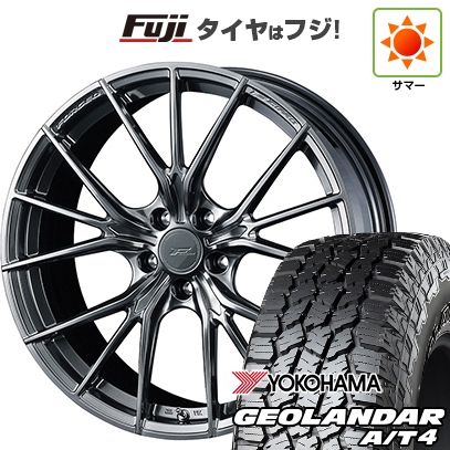 【新品国産車用5穴114.3】 | 夏タイヤ ホイール4本セット | 225/55R18 | ヨコハマ ジオランダー A/T4 G018 RBL | WEDS ウェッズ F-ZERO FZ-1 | 7.5J 18インチ