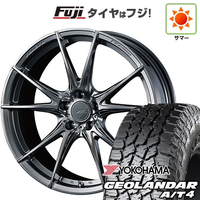 【新品国産車用5穴114.3】 | 夏タイヤ ホイール4本セット | 225/60R18 | ヨコハマ ジオランダー A/T4 G018 RBL | WEDS ウェッズ F-ZERO FZ-2 | 8J 18インチ