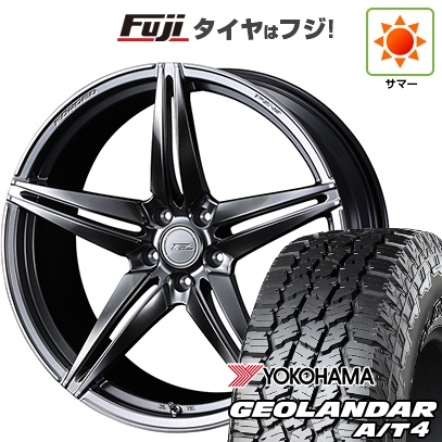 【新品国産車用5穴114.3】 | 夏タイヤ ホイール4本セット | 225/55R18 | ヨコハマ ジオランダー A/T4 G018 RBL | WEDS ウェッズ F-ZERO FZ-3 | 7.5J 18インチ