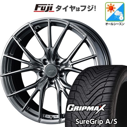 【新品国産車用 5穴114.3車】 オールシーズンタイヤ ホイール4本セット 215/45R18 GRIP MAX シュアグリップ オールシーズン(限定) WEDS F-ZERO FZ-1 18インチ