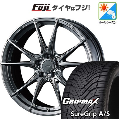【新品国産車用 5穴114.3車】 オールシーズンタイヤ ホイール4本セット 215/45R18 GRIP MAX シュアグリップ オールシーズン(限定) WEDS F-ZERO FZ-2 18インチ