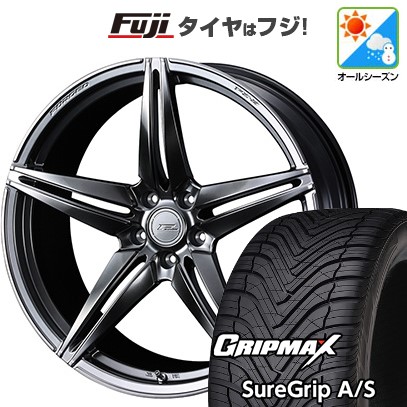 【新品国産車用 5穴114.3車】 オールシーズンタイヤ ホイール4本セット 215/45R18 GRIP MAX シュアグリップ オールシーズン(限定) WEDS F-ZERO FZ-3 18インチ